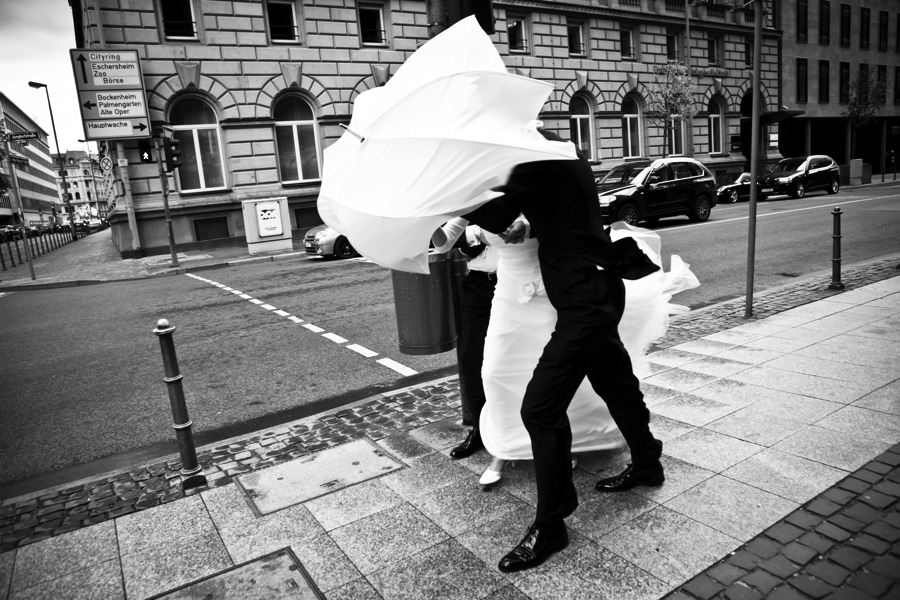 Hochzeit im Wind